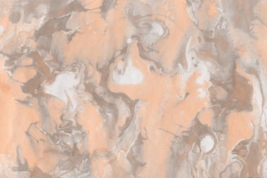 Turuncu mermer arka plan boya ile doku sıçramalarına