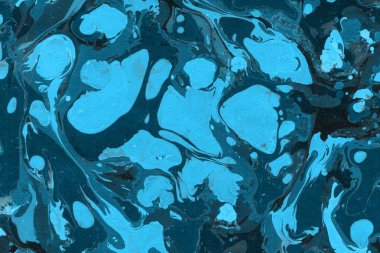 mavi arka plan boya ile doku sıçramalarına