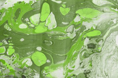 Yeşil mermer arka plan boya ile doku sıçramalarına