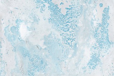 mavi arka plan boya ile doku sıçramalarına