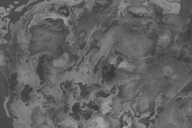 Gümüş arka plan mavi boya ile doku sıçramalarına