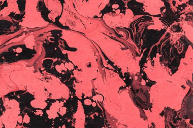 Boya desenli kırmızı mermer arkaplan