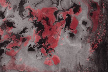 Boya desenli kırmızı mermer arkaplan