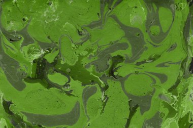 Yeşil mermer arka plan boya ile doku sıçramalarına