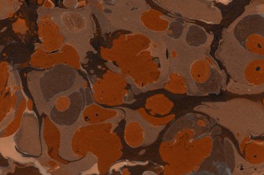 Turuncu mermer arka plan boya ile doku sıçramalarına