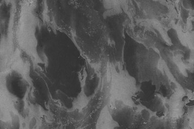 Gümüş mermer arka planda boya sıçramış desen