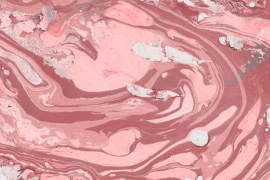Boya desenli kırmızı mermer arkaplan