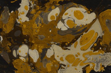 boya ile altın mermer arka plan doku sıçramalarına