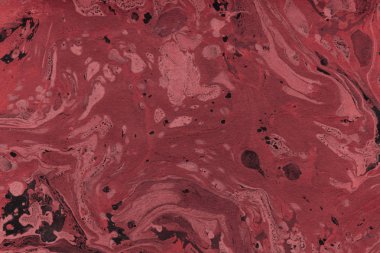 Boya desenli kırmızı mermer arkaplan