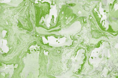 Yeşil mermer arka plan boya ile doku sıçramalarına