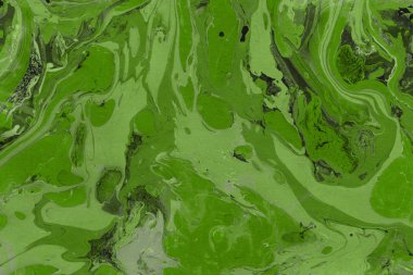 Yeşil mermer arka plan boya ile doku sıçramalarına