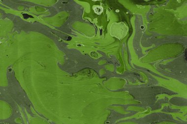 Yeşil mermer arka plan boya ile doku sıçramalarına