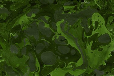 Yeşil mermer arka plan boya ile doku sıçramalarına