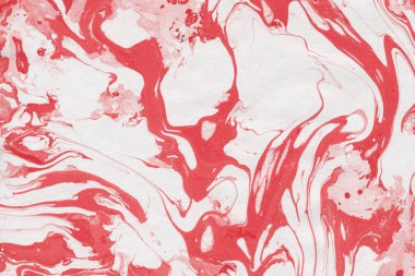 Boya desenli kırmızı mermer arkaplan