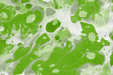 Yeşil mermer arka plan boya ile doku sıçramalarına