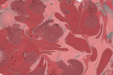 Boya desenli kırmızı mermer arkaplan