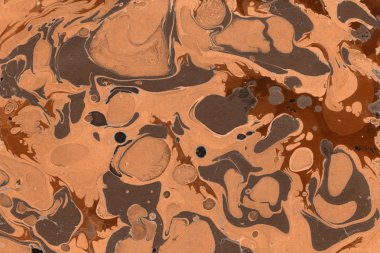 Turuncu mermer arka plan boya ile doku sıçramalarına