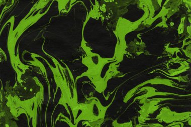 Yeşil mermer arka plan boya ile doku sıçramalarına