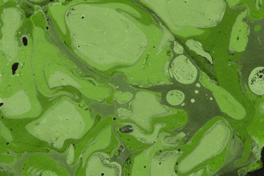 Yeşil mermer arka plan boya ile doku sıçramalarına