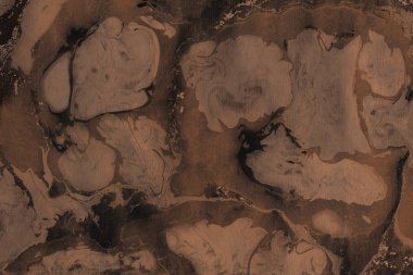 Turuncu mermer arka plan boya ile doku sıçramalarına