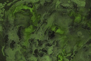 Yeşil mermer arka plan boya ile doku sıçramalarına