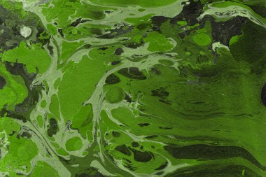 Yeşil mermer arka plan boya ile doku sıçramalarına