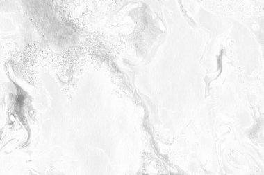 Gümüş mermer arka planda boya sıçramış desen