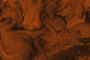 Turuncu mermer arka plan boya ile doku sıçramalarına