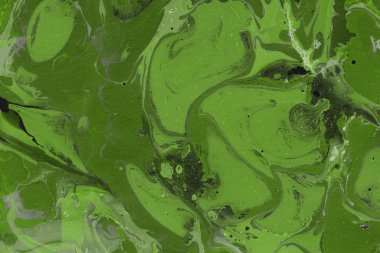 Yeşil mermer arka plan boya ile doku sıçramalarına