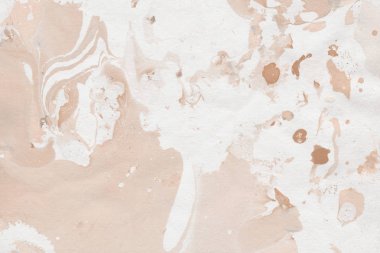 Turuncu mermer arka plan boya ile doku sıçramalarına