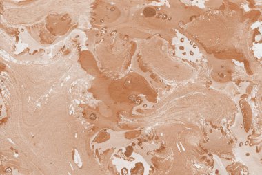 Turuncu mermer arka plan boya ile doku sıçramalarına