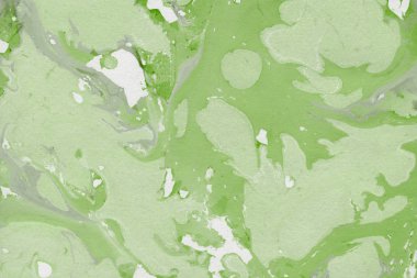 Yeşil mermer arka plan boya ile doku sıçramalarına