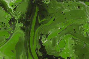 Yeşil mermer arka plan boya ile doku sıçramalarına