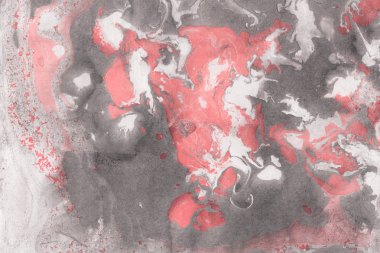 Boya desenli kırmızı mermer arkaplan