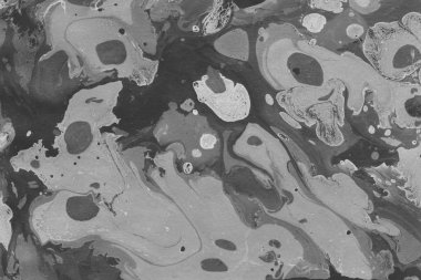 Gümüş mermer arka planda boya sıçramış desen