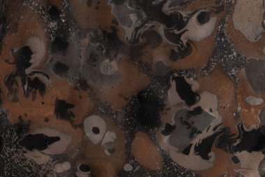 Turuncu mermer arka plan boya ile doku sıçramalarına