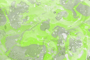 Yeşil mermer arka plan boya ile doku sıçramalarına