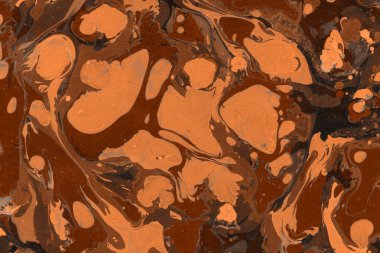 Turuncu mermer arka plan boya ile doku sıçramalarına