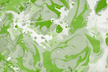 Yeşil mermer arka plan boya ile doku sıçramalarına