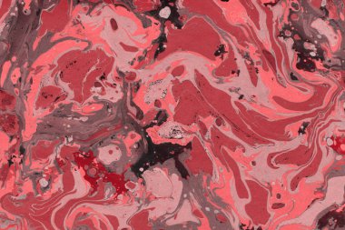 Boya desenli kırmızı mermer arkaplan