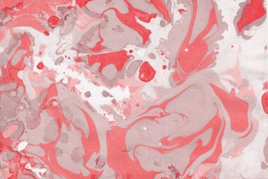Boya desenli kırmızı mermer arkaplan