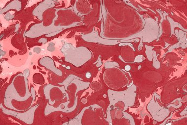 Boya desenli kırmızı mermer arkaplan