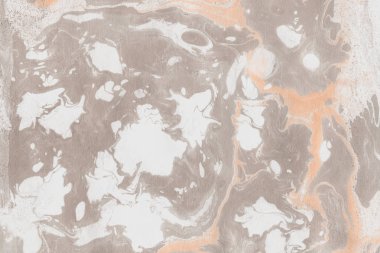 Turuncu mermer arka plan boya ile doku sıçramalarına