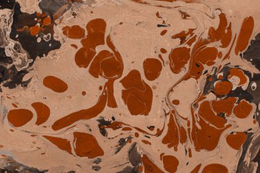 Turuncu mermer arka plan boya ile doku sıçramalarına