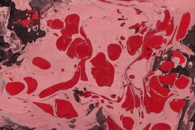 Boya desenli kırmızı mermer arkaplan