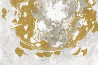boya ile altın mermer arka plan doku sıçramalarına