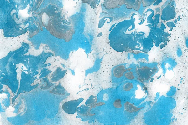 Αφηρημένο Μπλε Φόντο Χρώμα Πιτσιλιές Υφή — Φωτογραφία Αρχείου