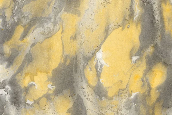 golden abstract background with marble paint texture
