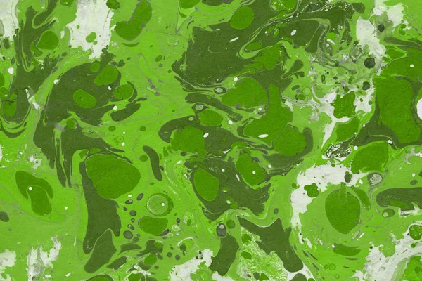 Groen Marmer Achtergrond Met Verf Spatten Textuur — Stockfoto