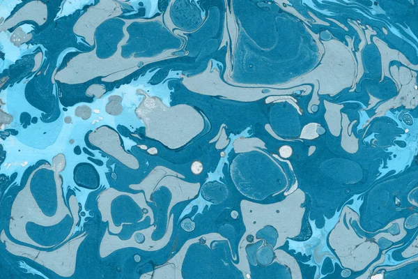 mavi arka plan boya ile doku sıçramalarına